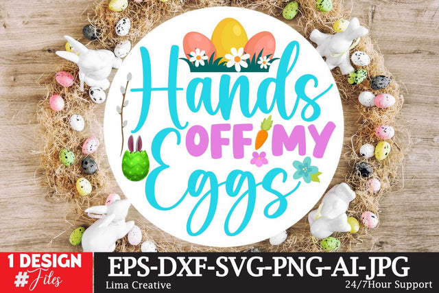 Hands Off My Eggs SignSVG SVG Insomnia Std 