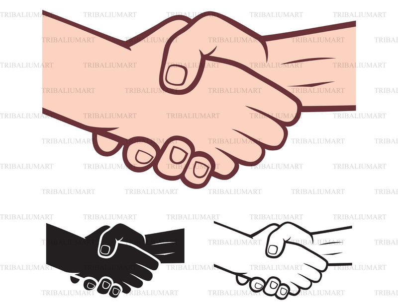 Handshake SVG TribaliumArtSF 
