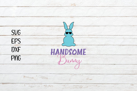 Handsome Bunny svg, Bunny clipart, Bunny Cartoon svg SVG SmmrDesign 
