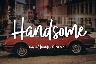 Handsome Font Abo Daniel Studio 