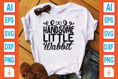 Handsome Little Wabbit SVG Craftlabsvg24 