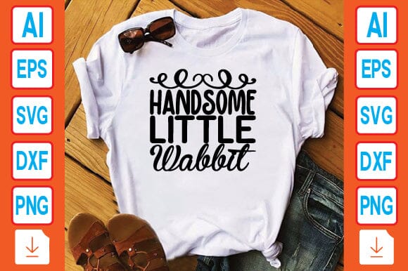 Handsome Little Wabbit SVG Craftlabsvg24 