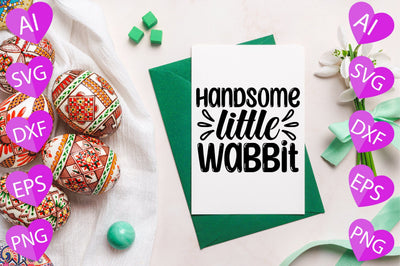 Handsome Little Wabbit SVG CraftlabSvg29 