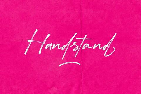 Handstand Font Franstudio 