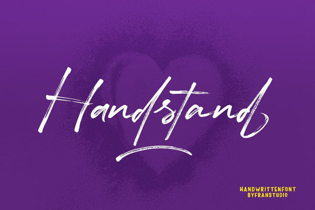 Handstand Font Franstudio 