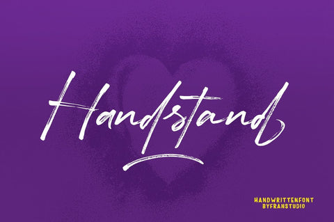 Handstand Font Franstudio 
