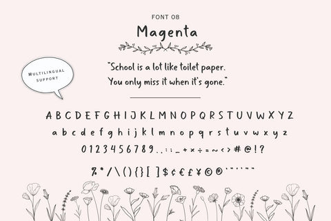 Handwriting Font Bundle Font Cotton White Studio 
