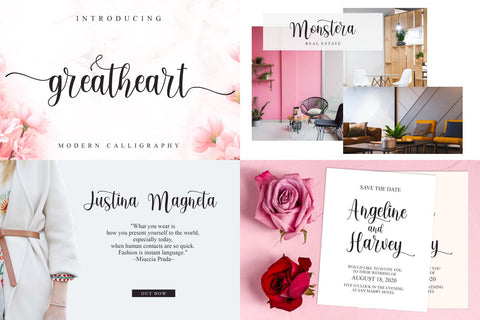 Handwritten Font Bundle 35 Fonts Font MJB Letters Studio 
