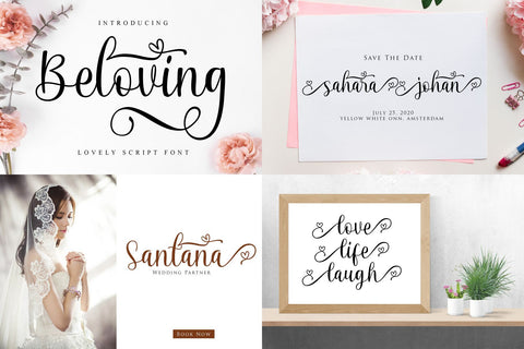 Handwritten Font Bundle 35 Fonts Font MJB Letters Studio 