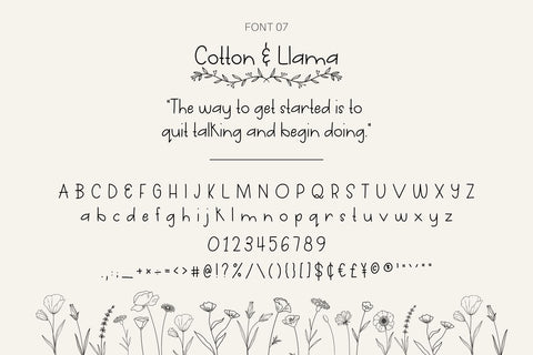 Handwritten Font Bundle Perfect for Digital Notes Font Cotton White Studio 