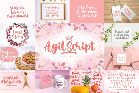 Handwritten Font Bundle Vol 1 Font StringLabs 