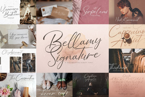 Handwritten Font Bundle Vol 13 Font StringLabs 