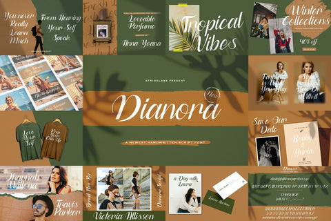 Handwritten Font Bundle Vol 14 Font StringLabs 