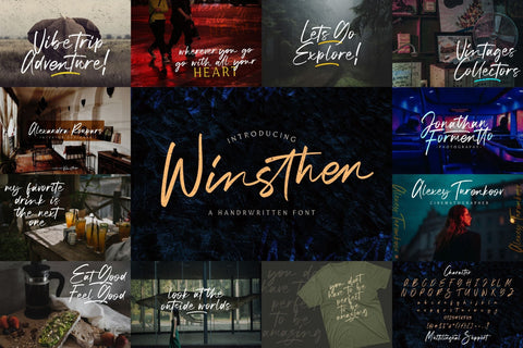 Handwritten Font Bundle Vol 17 Font StringLabs 
