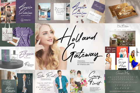Handwritten Font Bundle Vol 17 Font StringLabs 