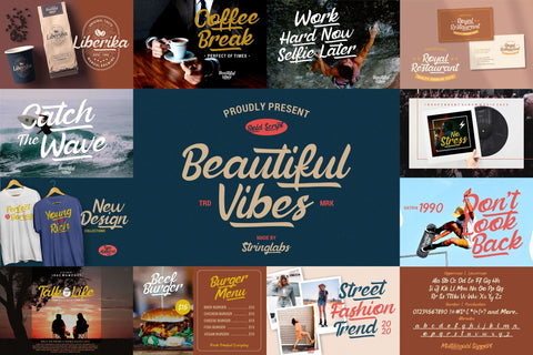 Handwritten Font Bundle Vol 18 Font StringLabs 