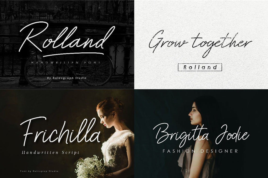 Handwritten Script Font Bundles | So Fontsy