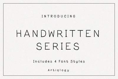 Handwritten Series Font Balevgraph Studio 