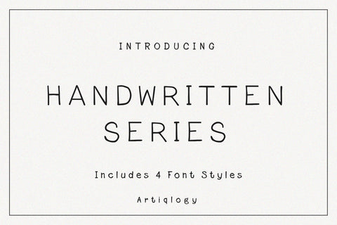 Handwritten Series Font Balevgraph Studio 