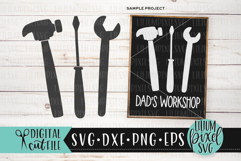 Handyman Tool Set - Fathers Day SVG SVG Lilium Pixel SVG 