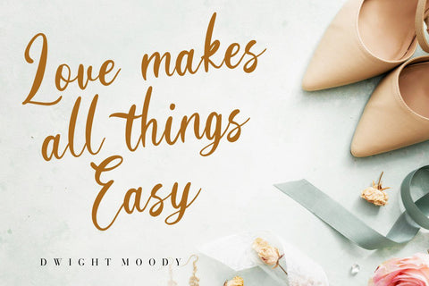 Hanessy Feminine Script Font Creatype Studio 