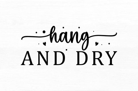 Hang and dry SVG SVG Regulrcrative 