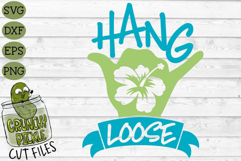 Hang Loose Shaka SVG SVG Crunchy Pickle 