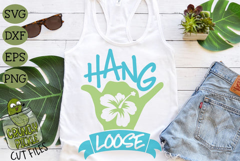 Hang Loose Shaka SVG SVG Crunchy Pickle 