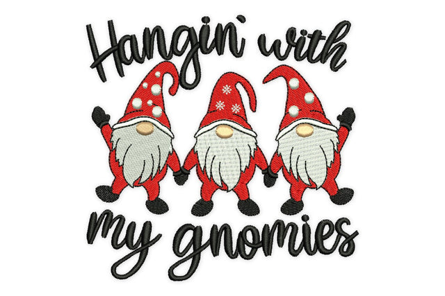 Hangin' with my Gnomies Embroidery Designs Embroidery/Applique DESIGNS NextEmbroidery 