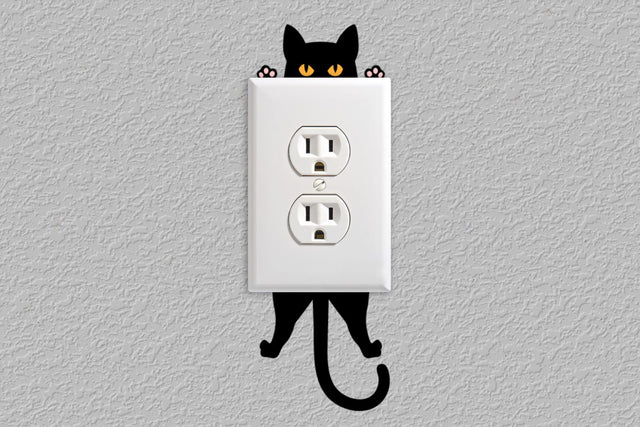 Hanging Cat Outlet Decoration SVG Risa Rocks It 