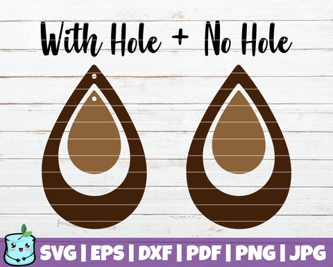 Hanging Earrings SVG MintyMarshmallows 