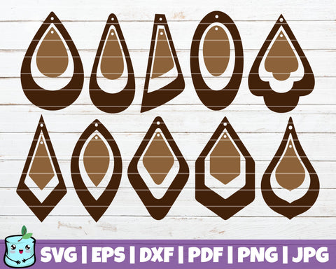 Hanging Earrings SVG MintyMarshmallows 