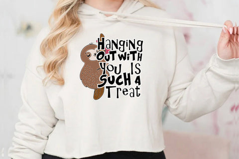 Hanging out with You Sloth PNG Sublimation Jagonath Roy 