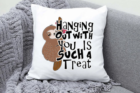 Hanging out with You Sloth PNG Sublimation Jagonath Roy 