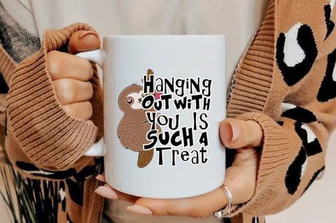 Hanging out with You Sloth PNG Sublimation Jagonath Roy 