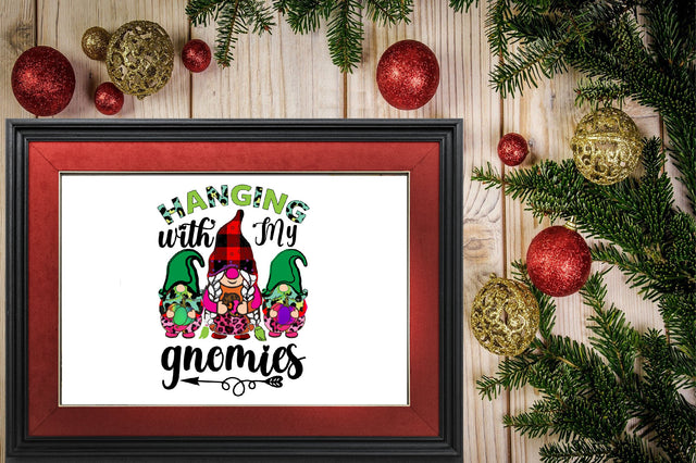 hanging with my gnomies Sublimation SVGArt 