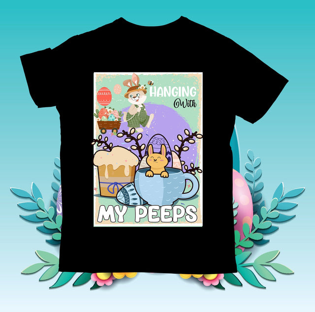 Hangong With My Peeps SVG Cut File, Hangong With My Peeps Quotes, Happy Easter Day Sublimation Bundle,Happy Easter Sublimation Design, Happy Easter Sublimation PNG , Easter Day Sublimation Bundle,Happy Easter Day Sublimation Bundle SVG BlackCatsMedia 