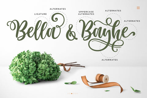 Haniberryku Font - Beautiful Script Font Kotak Kuning Studio 