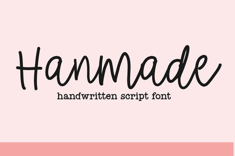 Hanmade Script Font Chamsae Studio 