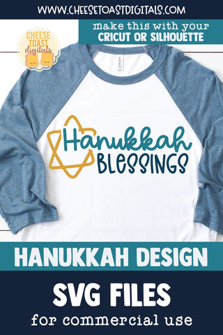 Hanukkah Blessings | Chanukah SVG SVG Cheese Toast Digitals 