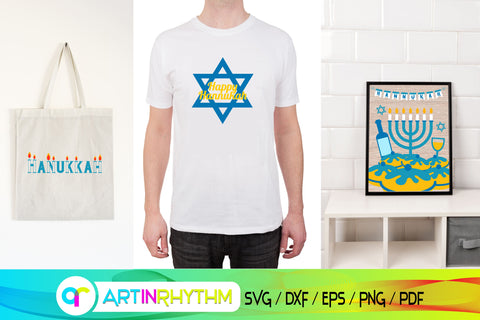 Hanukkah svg bundle SVG Artinrhythm shop 