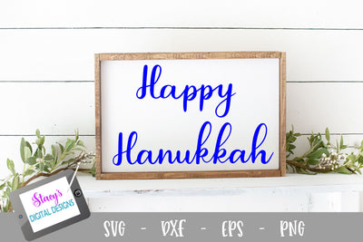 Hanukkah SVG - Happy Hanukkah SVG File SVG Stacy's Digital Designs 