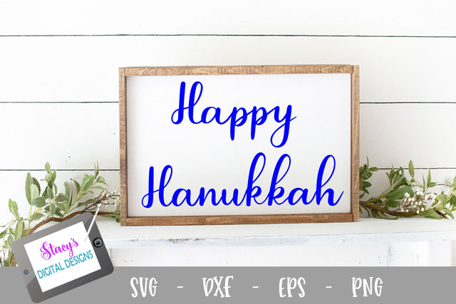 Hanukkah SVG - Happy Hanukkah SVG File SVG Stacy's Digital Designs 