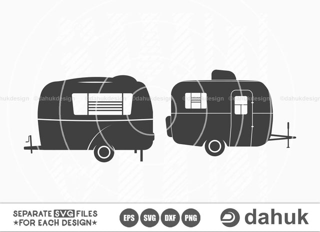 Happier Camper SVG, Camping Vector, Caper svg, Camping car svg, Camp car, Camp car clipart, Camp Sign, Camp Trailer svg, eps, dxf, Png SVG dahukdesign 