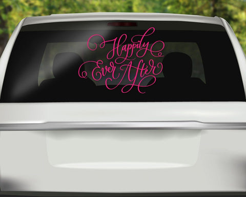 Happily Ever After Cut File Great for Wedding Day Signage Cursive by Camille 