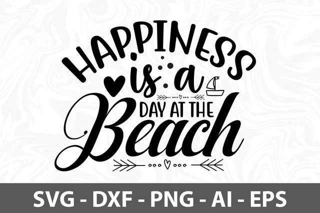 Happiness is a Day at the Beach svg SVG orpitasn 