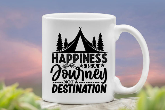 Happiness is a journey not a destination, Camping SVG Bundle SVG DESIGNISTIC 