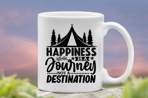 Happiness is a journey not a destination, Camping SVG Bundle SVG DESIGNISTIC 
