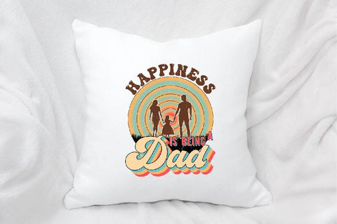 Happiness is Being a Dad Sublimation SVGArt 