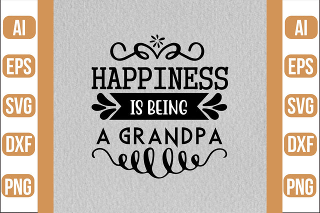happiness is being a grandpa svg SVG shah alam 